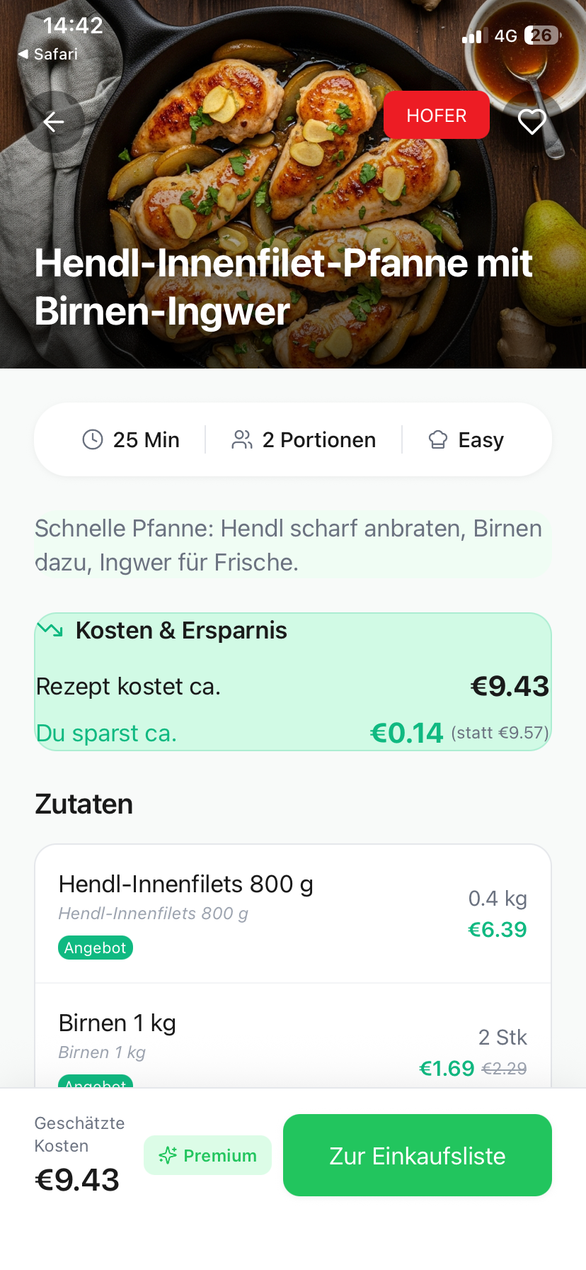 Rezept – Kosten & Ersparnis